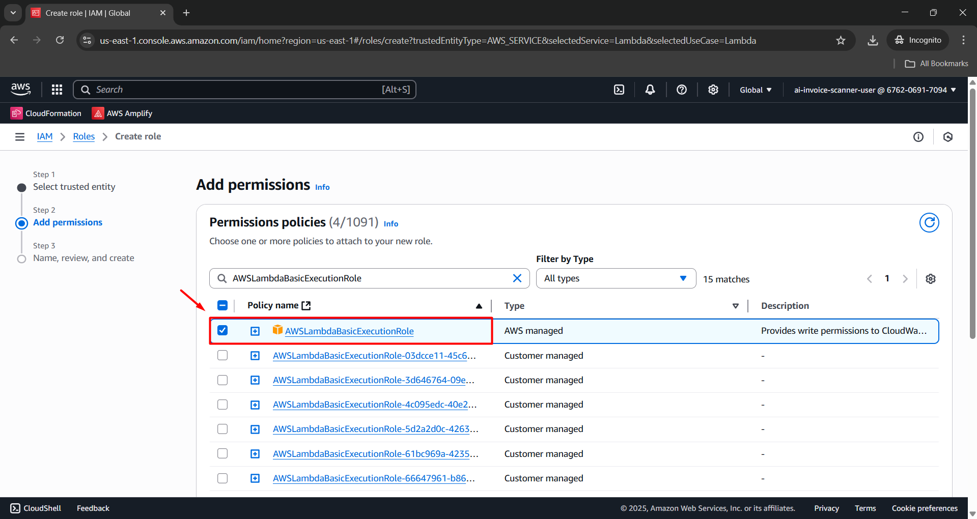 AWSLambdaBasicExecutionRole