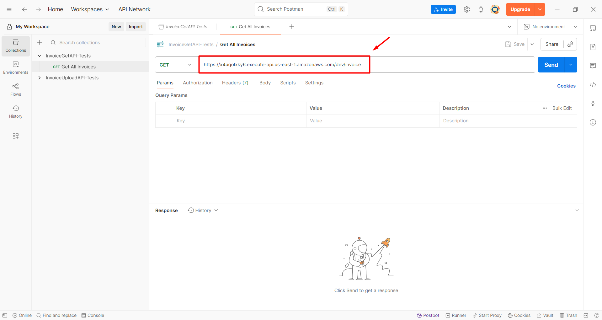 Test get all invoices