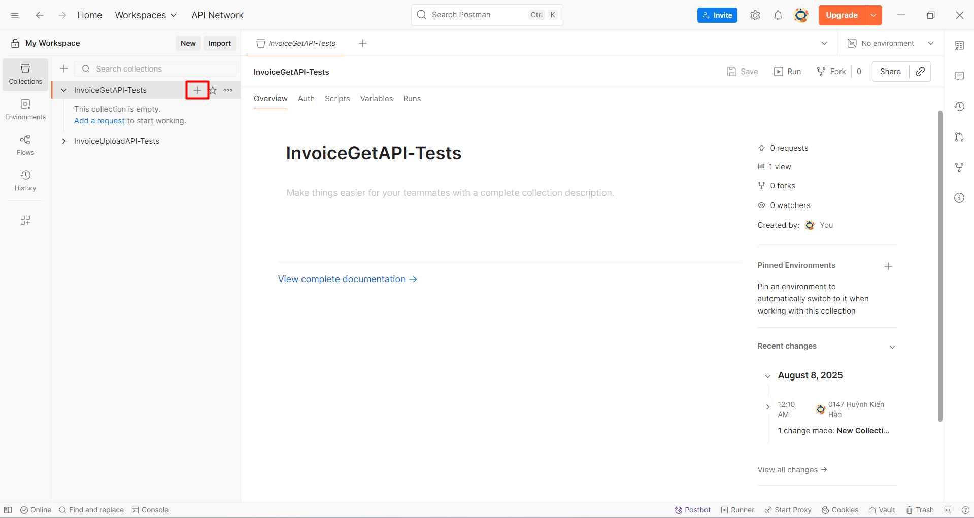 Test get all invoices