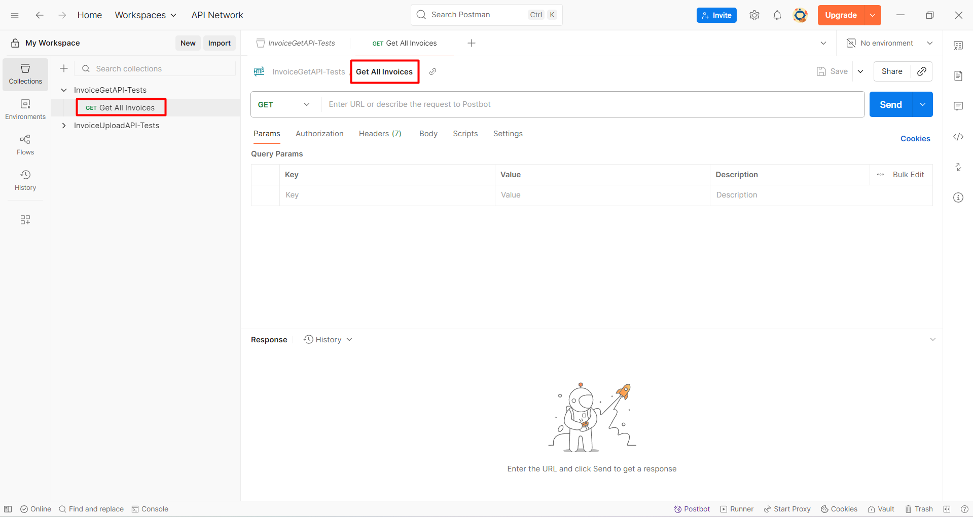 Test get all invoices