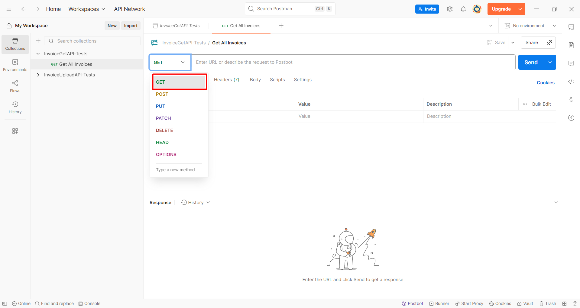 Test get all invoices