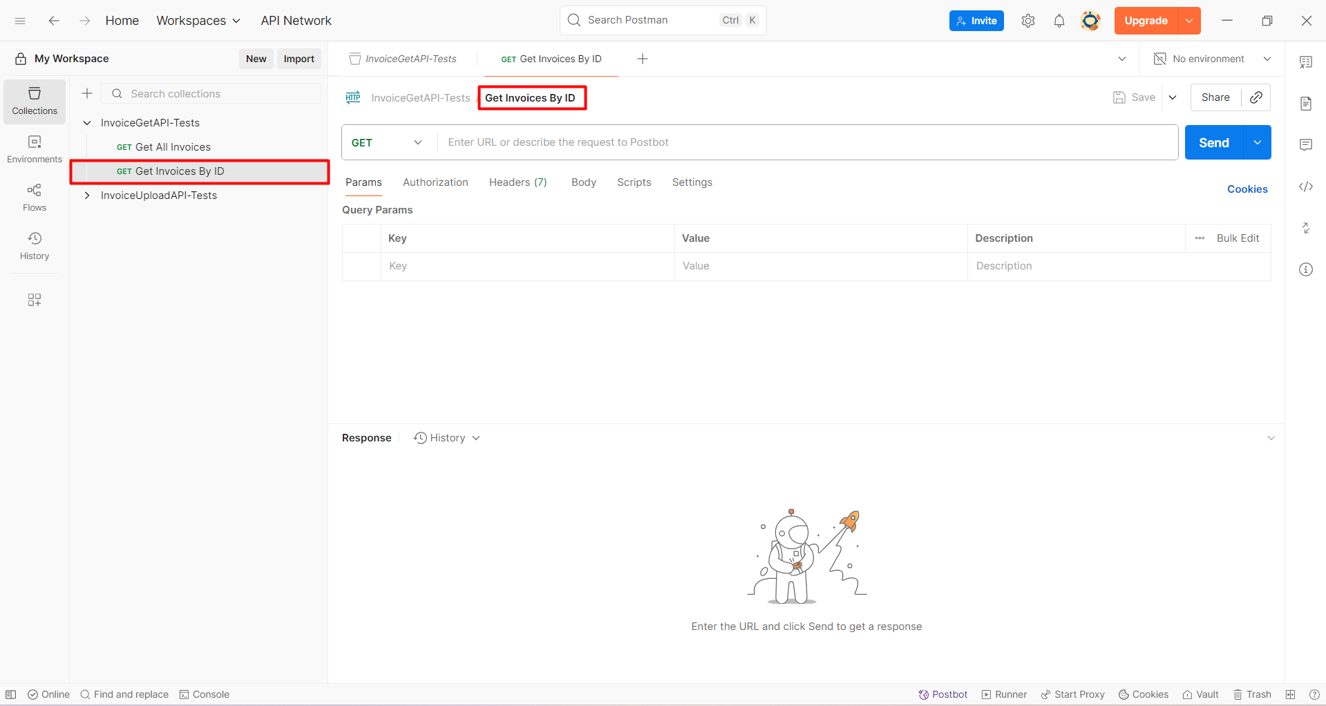 Test get all invoices by ID