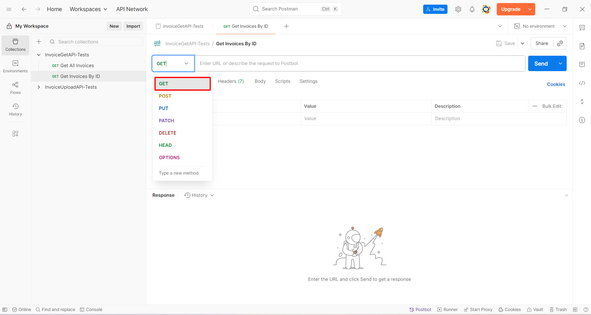 Test get all invoices by ID