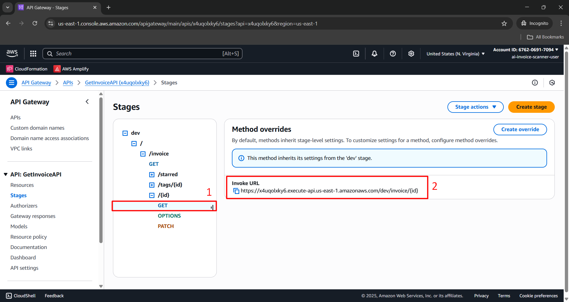 Test get all invoices by ID