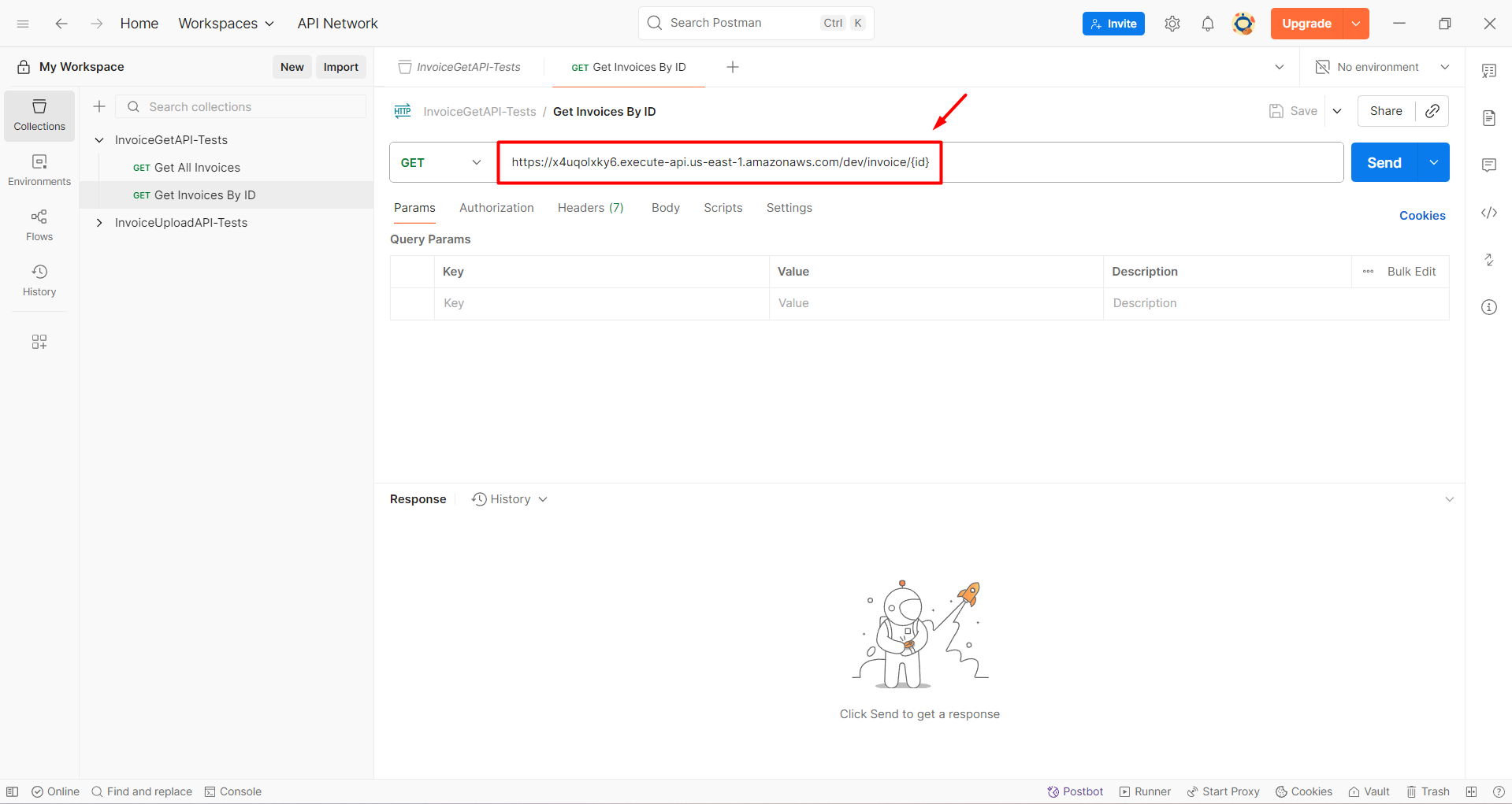 Test get all invoices by ID