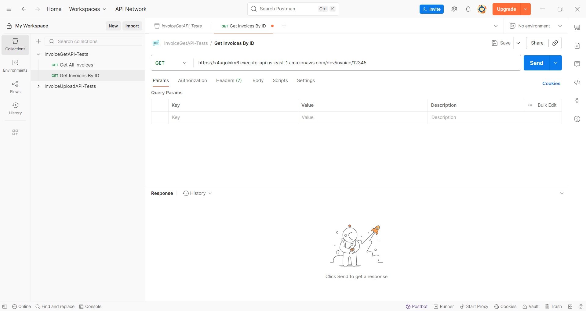 Test get all invoices by ID