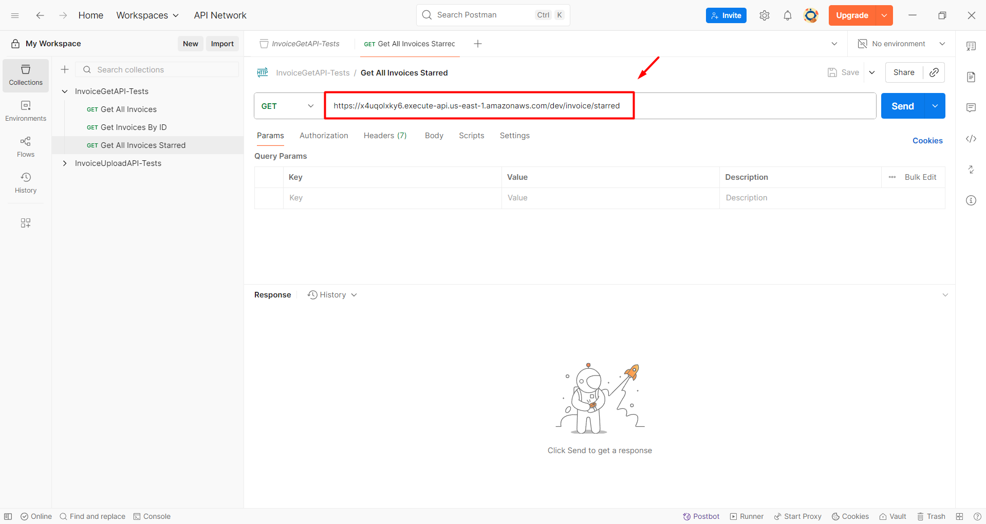 Get All Invoices Starred