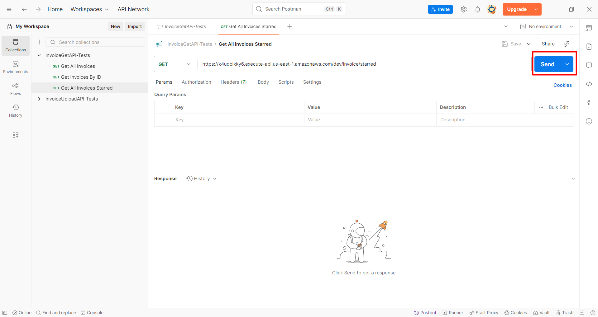 Get All Invoices Starred