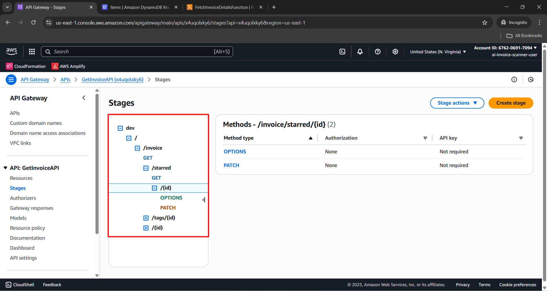 Update Invoice Starred