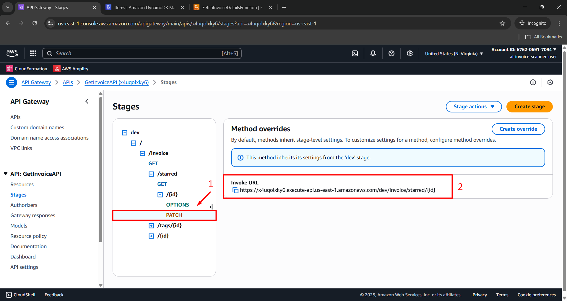 Update Invoice Starred