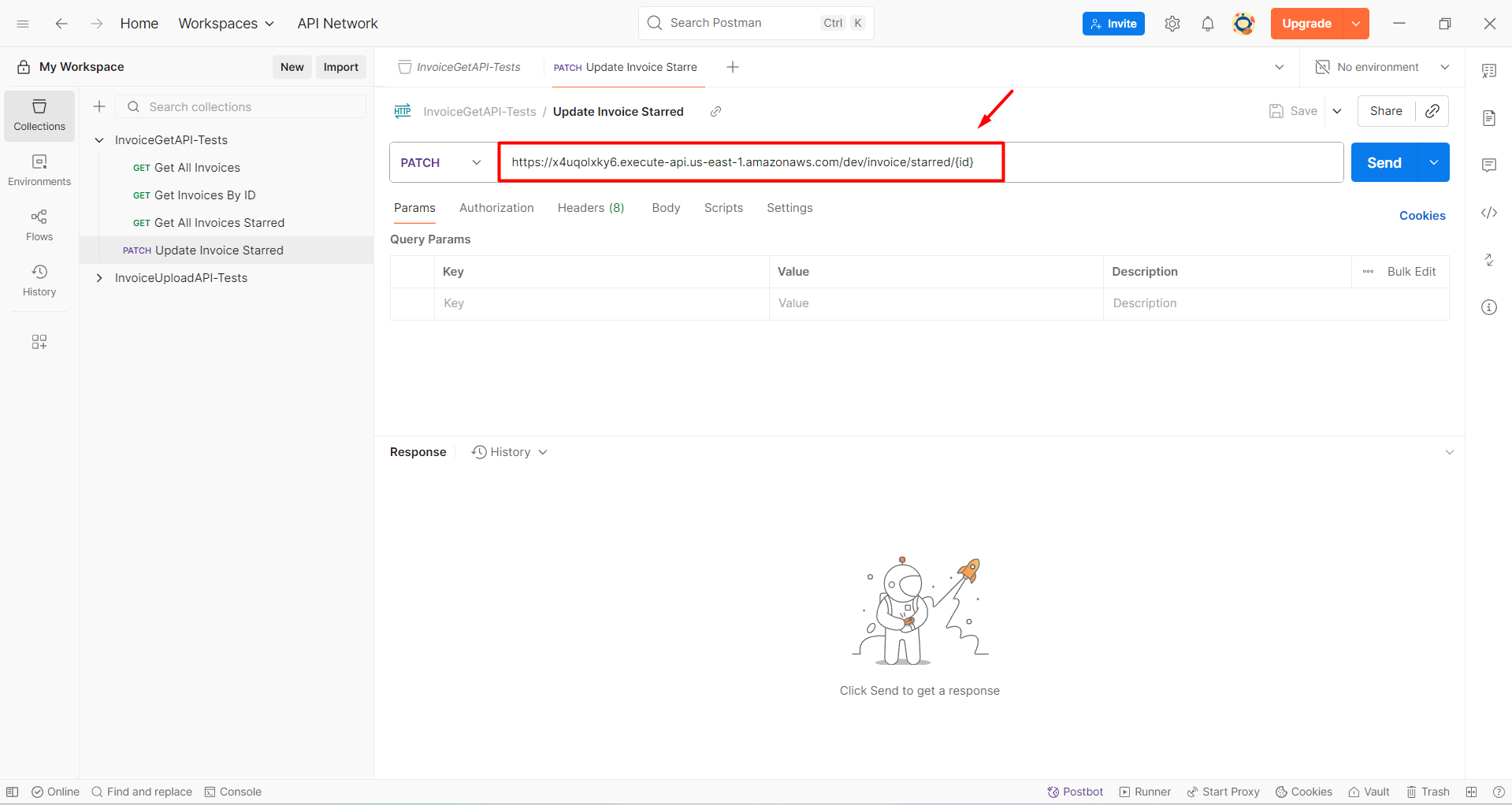 Update Invoice Starred