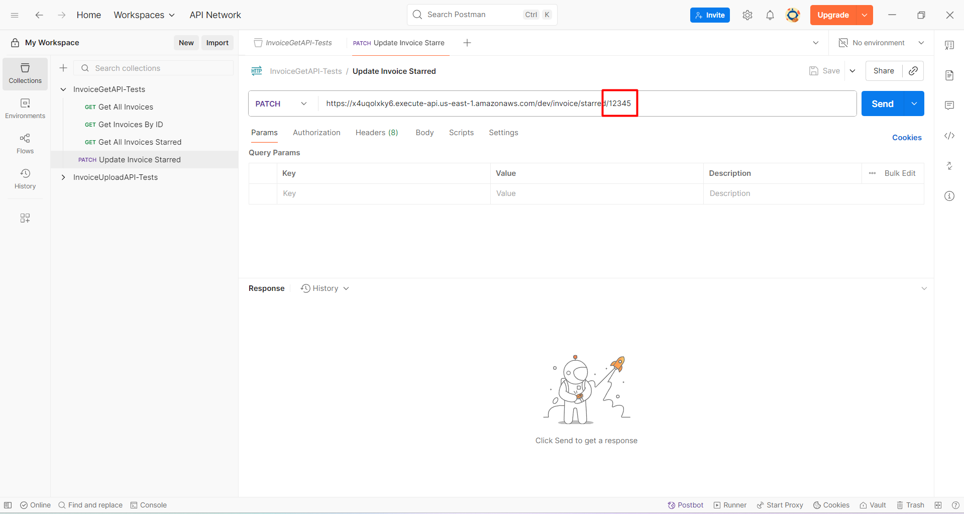 Update Invoice Starred