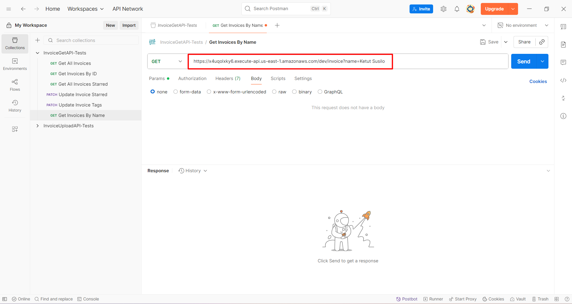 Get Invoices By Name