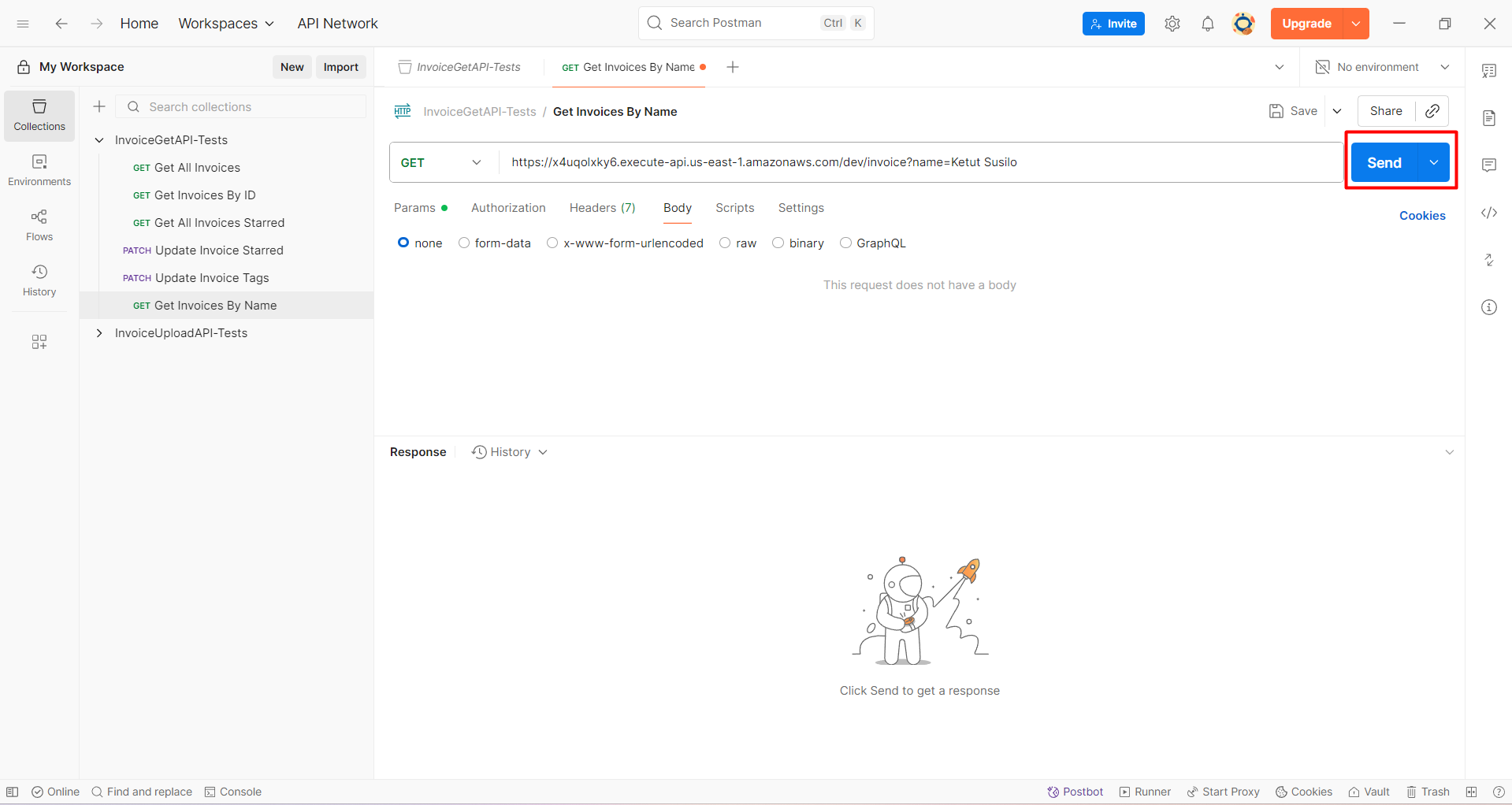 Get Invoices By Name