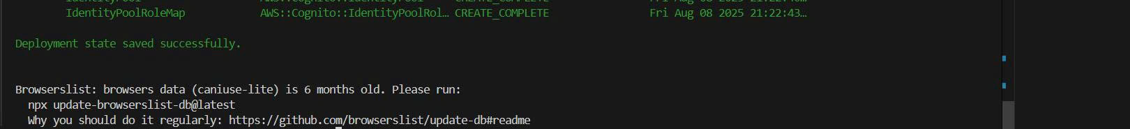 Source code React with AWS Amplify