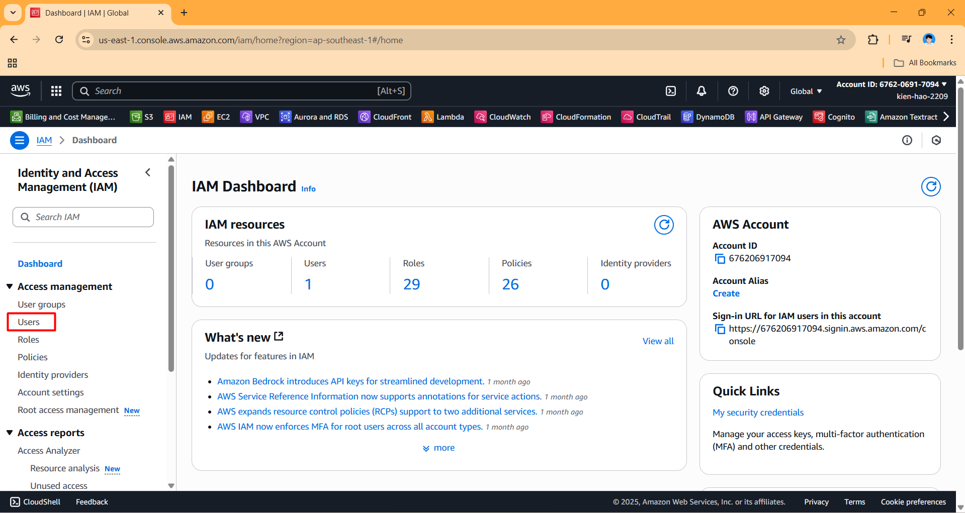 Remove IAM User and Policy